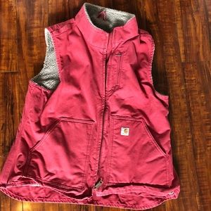 CARHARTT SHERPA-LINED MOCK NECK VEST